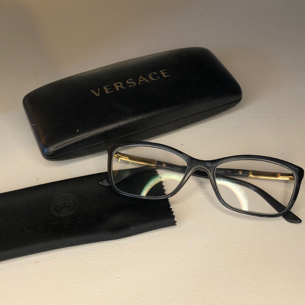 Versace Eyeglasses with Cleaning cloth and case